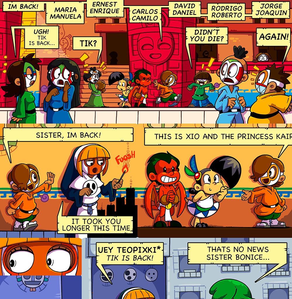 Macoatl - Episode 178, Page 1: The Pitayos 79